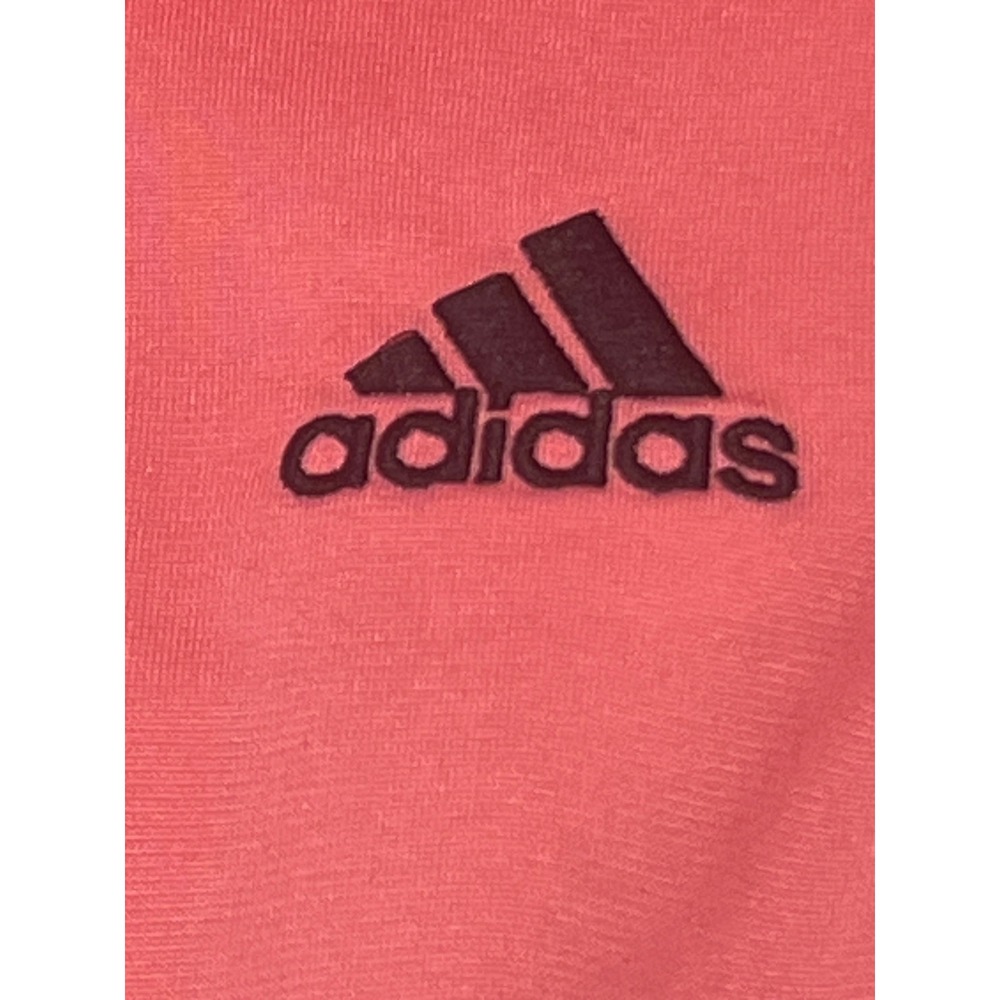 Kids Adidas Track Jacket‎ Coral Pink Full Zip Size 6 Recycled Polyester - Picture 2 of 6